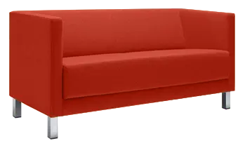 VELA - 2,5H, křeslo, látka VX EV 4 - látka cihlová